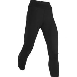 Legginsy sportowe shaping, dł. 3/4, Level 1 bonprix czarny. Czarne legginsy sportowe damskie bonprix, bez wzorów, na fitness i siłownię. Za 84,99 zł.