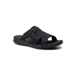 LASOCKI FOR MEN MI08-C271-320-15 Granatowy. Niebieskie kapcie męskie Lasocki For Men, ze skóry. Za 99,99 zł.