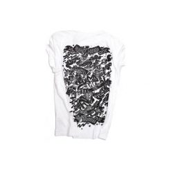 White Killer Tee. Białe t-shirty męskie Don't need no samurai, xl, bez wzorów, z bawełny, bez kołnierzyka. Za 139,00 zł.