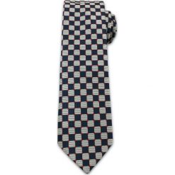 Oryginalny, Męski Krawat w Szachownicę - 6,7 cm - Chattier, Wielokolorowy KRCH1018. Krawaty męskie Chattier, bez wzorów, z tkaniny, eleganckie. Za 40,00 zł.