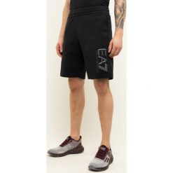 Szorty sportowe EA7 Emporio Armani Train Visibility 3HPS73 PJ05Z 1200. Czarne spodenki sportowe męskie EA7 Emporio Armani, xxl, bez wzorów, z bawełny, sportowe. Za 329,00 zł.