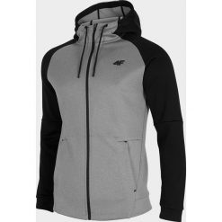 Bluza treningowa męska. Pomarańczowe bluzy męskie s, bez wzorów, z dzianiny, z kapturem, bez rękawów, z kapturem. W wyprzedaży za 249,99 zł.