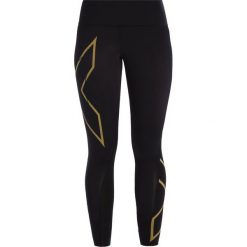 2XU Legginsy black/gold. Czarne legginsy marki 2XU, xs, z elastanu. W wyprzedaży za 471,20 zł.