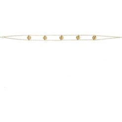 Naszyjniki damskie: Elizabeth and James MONTERO CHOKER Naszyjnik goldcoloured