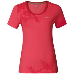 Odlo Koszulka s/s crew neck MAREN czerwona r. S. Czerwone topy sportowe damskie marki Odlo, s. Za 149,95 zł.