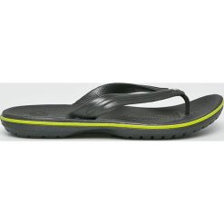 Crocs - Japonki. Szare kapcie męskie Crocs, bez wzorów, z materiału. Za 119,90 zł.