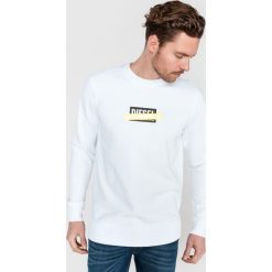 Diesel S Gir Die Bluza Biały. Białe bluzy męskie Diesel, s, z nadrukiem, z bawełny, bez kołnierzyka, bez rękawów, bez kaptura. Za 542,95 zł.