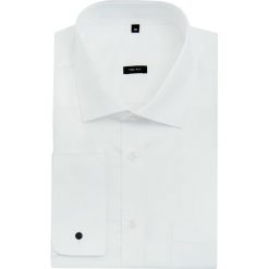 Koszula UGO slim 15-12-24-K. Czarne koszule męskie na spinki marki Giacomo Conti, m, z bawełny, z klasycznym kołnierzykiem. Za 229,00 zł.
