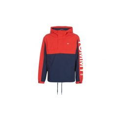 Kurtki krótkie Tommy Jeans TJM GRAPHIC. Niebieskie kurtki męskie Tommy Jeans, s, bez wzorów, z jeansu, krótkie, bez kaptura. Za 789,00 zł.