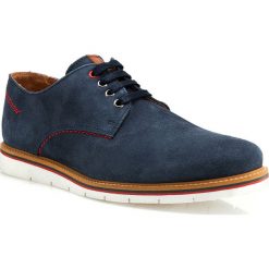 Buty męskie 84-M-203-7. Niebieskie buty sportowe męskie Wittchen, z zamszu, na sznurówki. Za 249,00 zł.