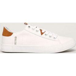 Big Star - Tenisówki. Białe trampki męskie BIG STAR, bez wzorów, z gumy, retro, na sznurówki. Za 119,90 zł.