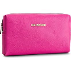 Kosmetyczka LOVE MOSCHINO - JC5390PP06LQ0604 Fuxia. Różowe kosmetyczki męskie Love Moschino, bez wzorów, ze skóry ekologicznej. W wyprzedaży za 209,00 zł.