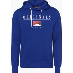Jack & Jones - Męska bluza nierozpinana – Jorantwon, niebieski. Niebieskie bluzy męskie Jack & Jones, m, z nadrukiem, bez kołnierzyka, bez rękawów, bez kaptura. Za 99,95 zł.