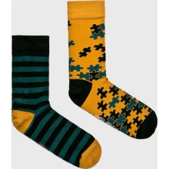 Medicine - Skarpety Mustard and Pepper (2-pack). Żółte skarpetki męskie marki MEDICINE, z elastanu. Za 29,90 zł.