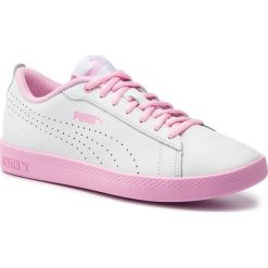 Sneakersy PUMA - Smash Wns V2 L Perf 365216 07 Puma White/Pale Pink. Białe półbuty damskie marki Puma, ze skóry. Za 269,00 zł.