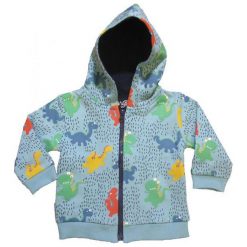 Carodel Chłopięca Bluza Z Dinozaurami 74 Niebieska. Niebieskie bluzy niemowlęce marki Carodel, bez wzorów, bez rękawów, bez kaptura. Za 49,00 zł.