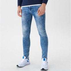 Jeansy skinny - Niebieski. Niebieskie jeansy damskie skinny marki House. Za 99,99 zł.