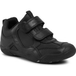Sneakersy GEOX - J Wader A J8430A 05443 C9999 S Black. Czarne trampki chłopięce Geox, bez wzorów, ze skóry ekologicznej, na rzepy. Za 269,00 zł.