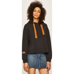 Pepe Jeans - Bluza Jules. Niebieskie bluzy damskie Pepe Jeans, s, bez wzorów, z bawełny, bez rękawów, z kapturem. W wyprzedaży za 179,90 zł.