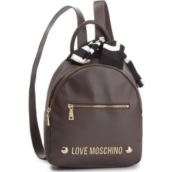 Plecak LOVE MOSCHINO - JC4307PP06KU0001 Taupe. Brązowe plecaki damskie marki Love Moschino, ze skóry ekologicznej, klasyczne. Za 839,00 zł.