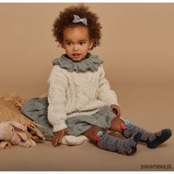Sweter True Baby Ecru. Brązowe swetry chłopięce marki Pakamera, z wełny. Za 189,00 zł.