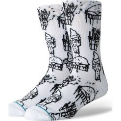 Stance Delight Skarpetki Czarny Biały. Czarne skarpetki męskie Stance, bez wzorów, z elastanu. Za 59,95 zł.