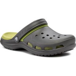 Klapki CROCS - Modi Sport Clog 204143 Graphite/Volt Green. Szare klapki męskie Crocs, z tworzywa sztucznego, bez zapięcia. W wyprzedaży za 149,00 zł.