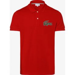 Lacoste - Męska koszulka polo, czerwony. Czerwone koszulki męskie Lacoste, s, z aplikacjami, z bawełny, bez rękawów. Za 649,95 zł.