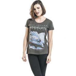 Bluzki damskie: Harry Potter Hogwarts Express Koszulka damska odcienie szarego