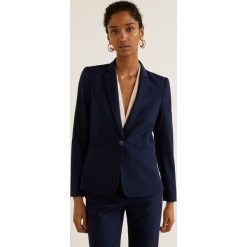 Mango - Żakiet Boreal3. Czarne marynarki i żakiety damskie Mango, l, z elastanu, eleganckie. Za 139,90 zł.