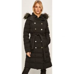 Marciano Guess - Kurtka. Czarne kurtki damskie MARCIANO GUESS, s, w paski, z poliesteru, długie. Za 1359,00 zł.