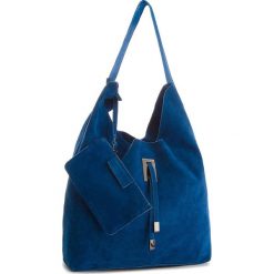 Torebka CREOLE - K10524 Granat. Niebieskie torebki klasyczne damskie marki Creole, bez wzorów, ze skóry, klasyczne, bez dodatków. Za 149,00 zł.