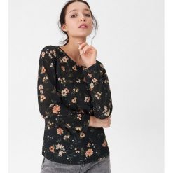 Sweter w kwiaty - Wielobarwny. Szare swetry damskie House, s, w kwiaty, bez rękawów, bez kaptura. Za 49,99 zł.