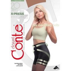 Pończochy i rajstopy: Jasnobeżowe Rajstopy Conte Model Shape