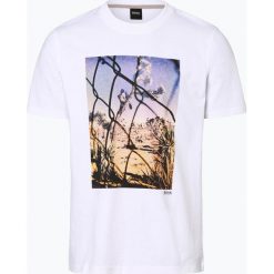 BOSS Casual - T-shirt męski – Teear 1, biały. Białe t-shirty męskie BOSS Casual, s, z nadrukiem, casualowe, bez kołnierzyka. Za 129,95 zł.