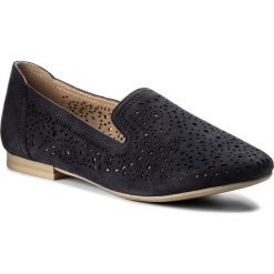 Lordsy CAPRICE - 9-24501-20 Navy Suede 816. Niebieskie lordsy damskie Caprice, ze skóry. W wyprzedaży za 179,00 zł.