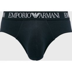Emporio Armani - Slipy (2-pack). Niebieskie slipy męskie marki Emporio Armani, s, z elastanu. Za 179,90 zł.