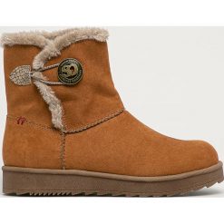 S. Oliver - Śniegowce. Żółte śniegowce damskie S.Oliver, z gumy, bez zapięcia. Za 229,90 zł.