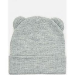 Czapka z uszkami - Jasny szary. Szare czapki damskie Cropp, bez wzorów. Za 25,99 zł.