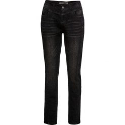 Dżinsy Boyfriend bonprix czarny denim. Czarne jeansy damskie bonprix, z jeansu. Za 134,99 zł.
