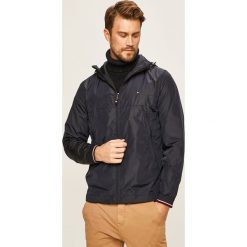 Tommy Hilfiger - Kurtka. Niebieskie płaszcze męskie TOMMY HILFIGER, s, bez wzorów, z poliesteru, krótkie, z kapturem. Za 899,90 zł.