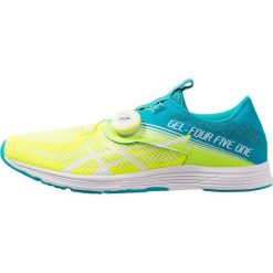 ASICS GEL451 Obuwie do biegania treningowe flash yellow/lagoon. Żółte buty do biegania damskie marki NEWFEEL, z gumy. Za 549,00 zł.