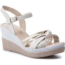 Sandały LASOCKI - 0674-05 Beige. Brązowe klapki damskie Lasocki, bez wzorów, ze skóry, bez obcasa, na obcasie. Za 149,99 zł.