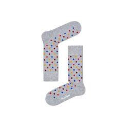 Skarpetki Happy Socks DOT01-9002. Czerwone skarpetki męskie marki Happy Socks, z bawełny. Za 24,43 zł.