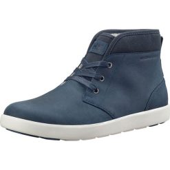 Skórzane sneakersy "Gerton" w kolorze granatowym. Niebieskie trampki męskie Helly Hansen, na sznurówki. W wyprzedaży za 252,95 zł.