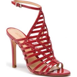 Sandały SCHUTZ - S 01387 1458 0002 U Tango Red. Czerwone klapki damskie Schutz, z aplikacjami, ze skóry ekologicznej, bez obcasa, na obcasie. Za 789,00 zł.