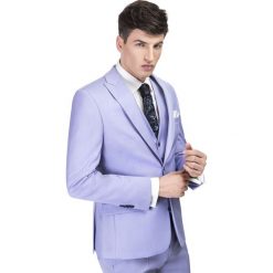 Marynarka MARTINO GGNS900018. Niebieskie marynarki męskie Giacomo Conti, m, bez wzorów, z elastanu, eleganckie. Za 1597,00 zł.