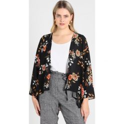 Bomberki damskie: Evans BLACK FLORAL KIMONO Kurtka wiosenna multicolour
