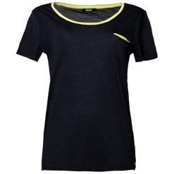T-shirt w kolorze granatowym. Niebieskie t-shirty damskie Pepe Jeans, Mexx, Pierre Cardin, l, bez wzorów, z wiskozy, z okrągłym kołnierzem. W wyprzedaży za 94,95 zł.