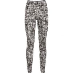 Legginsy bonprix czarno-biały z nadrukiem. Czarne legginsy marki bonprix, z nadrukiem, z dżerseju. Za 54,99 zł.